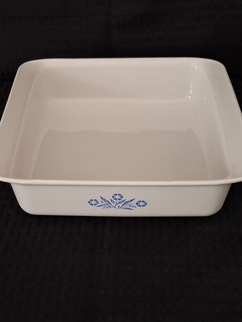Vintage Corning Ware Blue Cornflower 8" Square Casserole Dish Baking Pan P-322